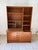 Brown Domino Møbler Mid Century Modern Danish Teak Two Part Bookcase Wall Unit For Sale - Image 8 of 11