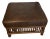 1990s Palecek Presidents Stick Reed Rattan Nantucket Ottoman Footstool For Sale
