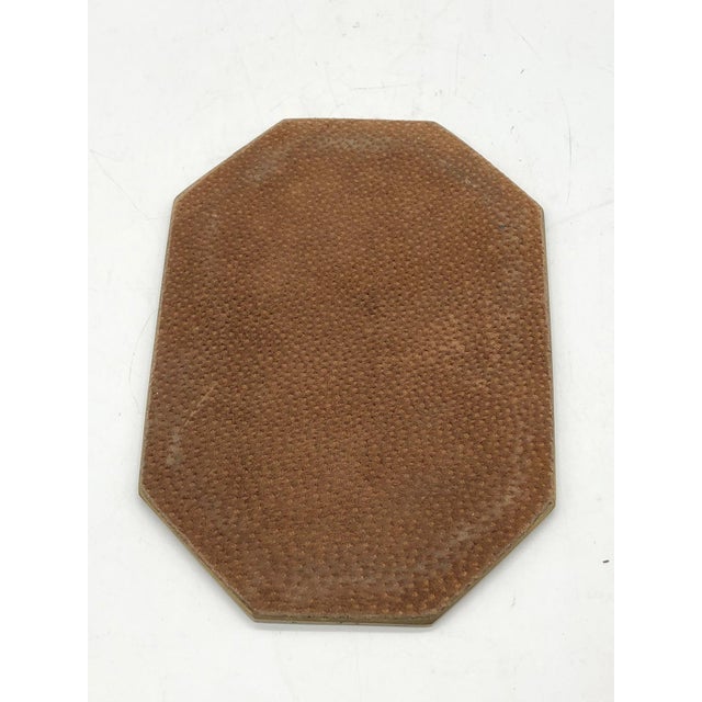 Gold Brutalist Brass Aluminum Tray Set by David Marshall Disenos, 1980s, Set of 4 For Sale - Image 8 of 13