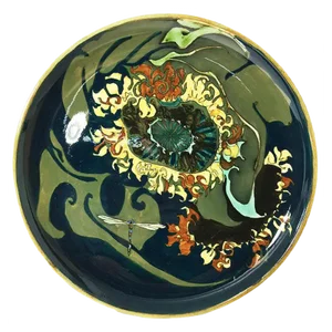 Earthenware Wall Plate from Rozenburg, The Hague, Netherlands, 1893