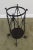 Black Aesthetic Antique Hand Wrought Iron Umbrella Stand For Sale - Image 8 of 13