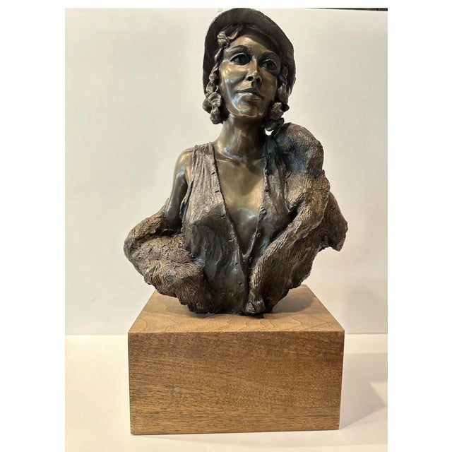 Metal 1970s George Lundeen “Fur Coat “ For Sale - Image 7 of 7