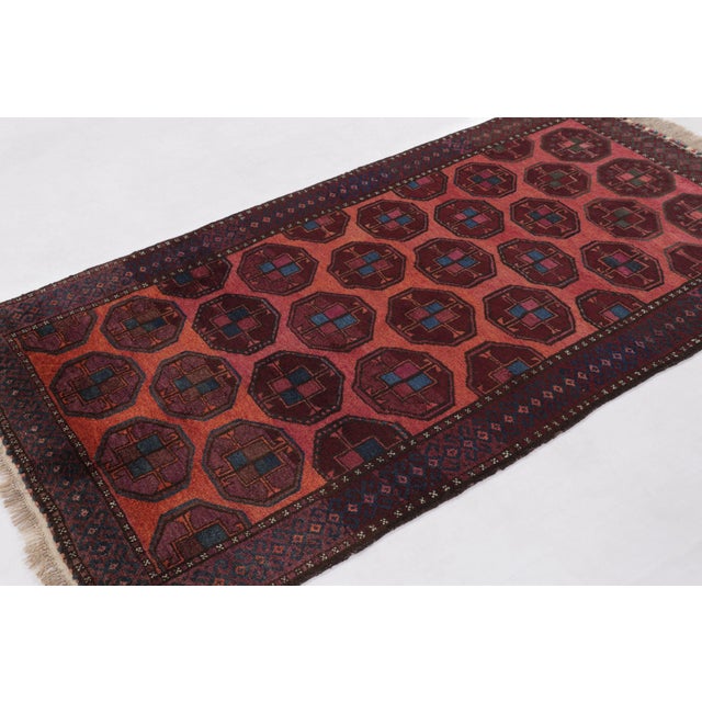 Traditional Rug & Kilim's Contemporary Square Flat Weave in Brown, Orange and Gold Stripes For Sale - Image 3 of 10