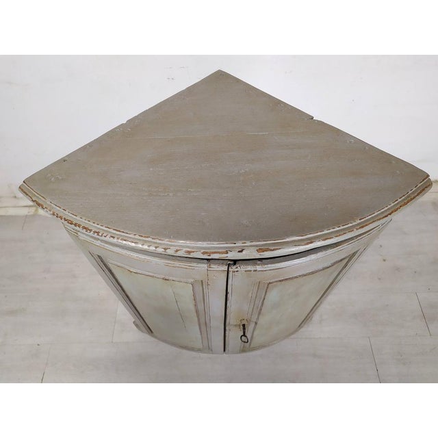 Gray Vintage Grey Buffet in Wood For Sale - Image 8 of 18