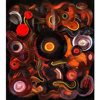 "Sailor's Delight, Sailor's Warning", Acrylic on Canvas Painting by Ara Deinde For Sale