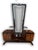 Art Deco Floor Vanity with Drawers and Tall Mirror, 1930s For Sale - Image 16 of 16