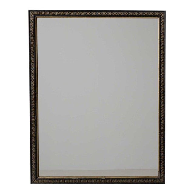 19th Century France Napoleon III Bronze Wood Mirror For Sale