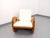 Brutalist Rocking Chair in Pine and Bouclé Fabric, 1950s For Sale - Image 6 of 18