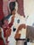 Paint Mid-Century Modern 'Threshold of Presence' Abstract Figurative Oil Painting by Swedish Artist Gunnar Johnsson (1917–2007), Framed For Sale - Image 7 of 11