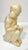 Late 20th Century Late 20th Century Pair Vintage Italian Alabaster Sculptures of Seated Macaques Monkeys For Sale - Image 5 of 8