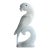 Vintage Mid 20th Century Italian Alabaster Parrot Sculpture / Bookend For Sale