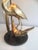 Brass Heron Table Lamp, French Work in the Art Deco Style Circa 1970 For Sale - Image 10 of 12