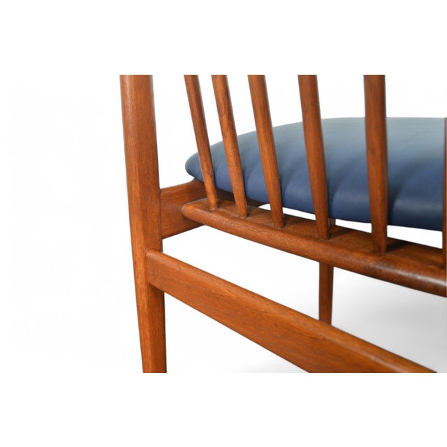 Mid 20th Century Set of Six Sylve Stenquist Spindle Back Dining Chairs in Teak For Sale - Image 11 of 11