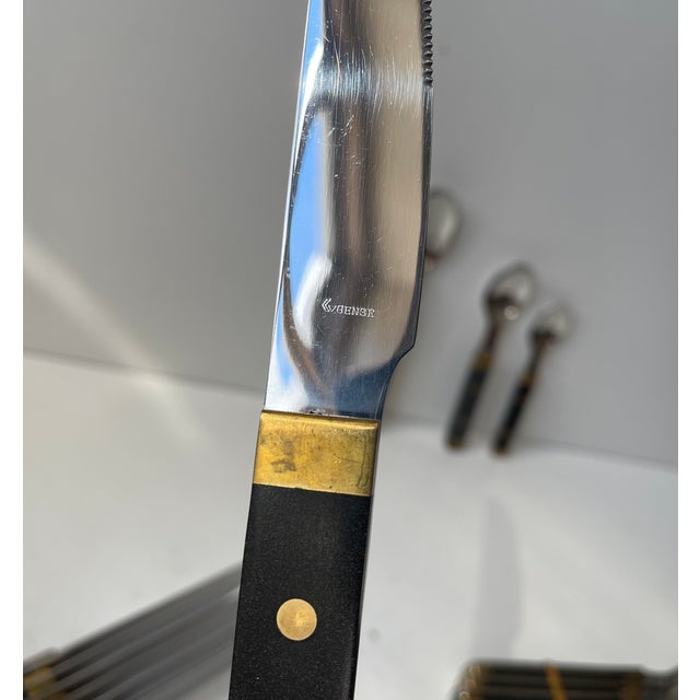 Mid-Century Modern Mid-Century Swedish Viktor Cutlery Service from Gense, 1970s, Set of 47 For Sale - Image 3 of 8