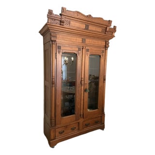 Late 19th Century Herter Brothers Style Eastlake Victorian Bookcase For Sale