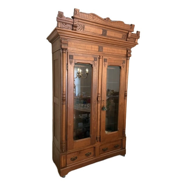 Late 19th Century Herter Brothers Style Eastlake Victorian Bookcase For Sale