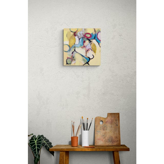 Impermanence #05 is the most restless work in the series. Where earlier paintings settle, this one moves. Looping black...