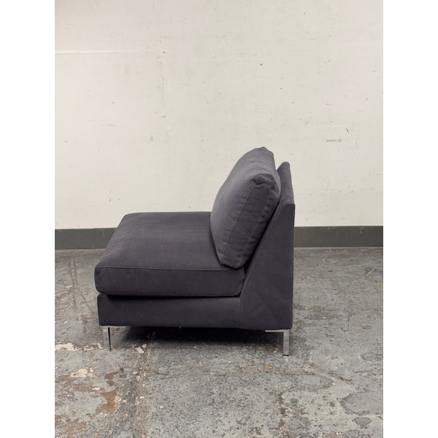 CB2 Cb2 Decker Slipper Chair For Sale - Image 4 of 12