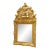 18th Century French Giltwood Mirror Aux Dauphins From Provence, Overall H-30 1/2 For Sale