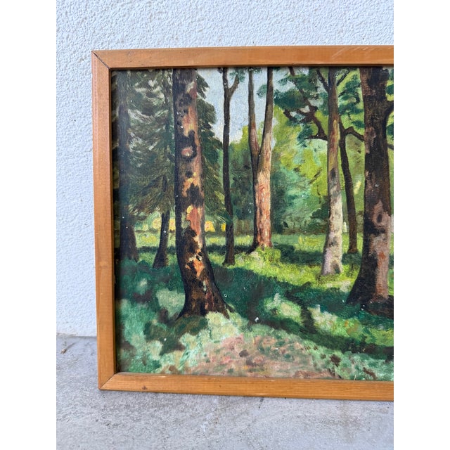 J. Biot, Small Oil Painting, 1950s, Oil Painting, Framed For Sale - Image 3 of 15