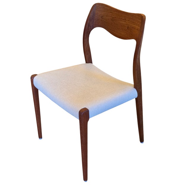 Vintage Model 71 Chair in Teak by Niels Otto Møller for J.L. Møllers, 1960s For Sale