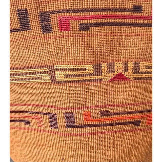 Antique Tlingit Woven Berry Basket Native Americana For Sale - Image 17 of 18