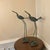 Superb Artist Made Bronze bird Sculpture that was Made by a local Atlanta artist, nice brass and bronze textured bird...