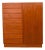 Danish Teak Mid Century Tall Dresser Armoire Dresser Wardrobe for Uldum Møbelfabrik For Sale