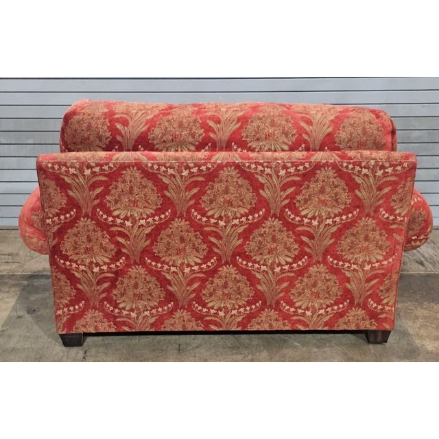 Stickley Large Arm Chair With Matching Ottoman Footstool Made in North Carolina For Sale - Image 9 of 16