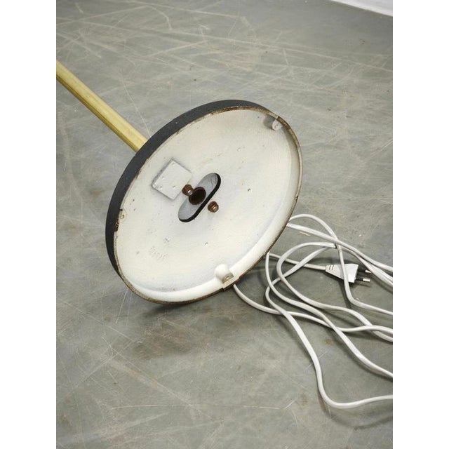 Space Age Brass and Opaline Glass Floor Lamp from Lidokov, 1960s For Sale - Image 6 of 12