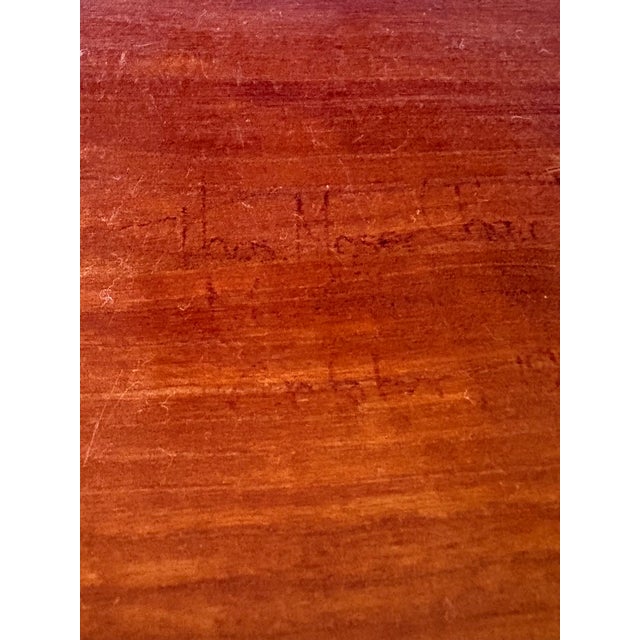 Cinnamon Vintage Thos Moser Shaker Cherry Continuous Arm Bench For Sale - Image 8 of 9