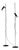 Black Model 1055 Floor Lamps by Gino Sarfatti for Arteluce, Italy, 1955, Set of 2 For Sale