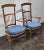 Late 19th Century Pair 19th Century French Provincial Beechwood and Fruitwood & Rush Seat High-Back Armchairs For Sale - Image 5 of 12