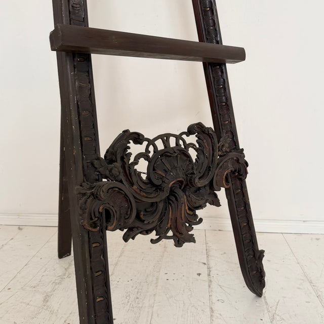 Late 19th Century French Rococo Revival Molded Plaster Display Easel, 1880s For Sale - Image 5 of 14