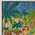 Mid-Century Modern Vintage Naive Painting of a Tiger and a Lion in a Jungle Signed Cadena For Sale - Image 3 of 11