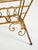 Mid-Century Modern Newspaper and Magazine Rack with Gilded Metal Frame, 1950s For Sale - Image 13 of 18