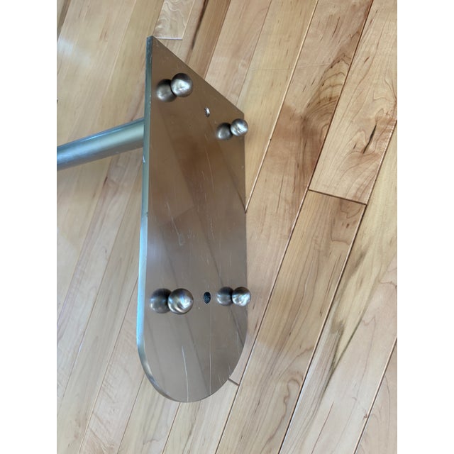 Danny Alessandro Mid-Century Modernist Danny Alessandro Steel Chrome Fireplace Tool Set For Sale - Image 4 of 4