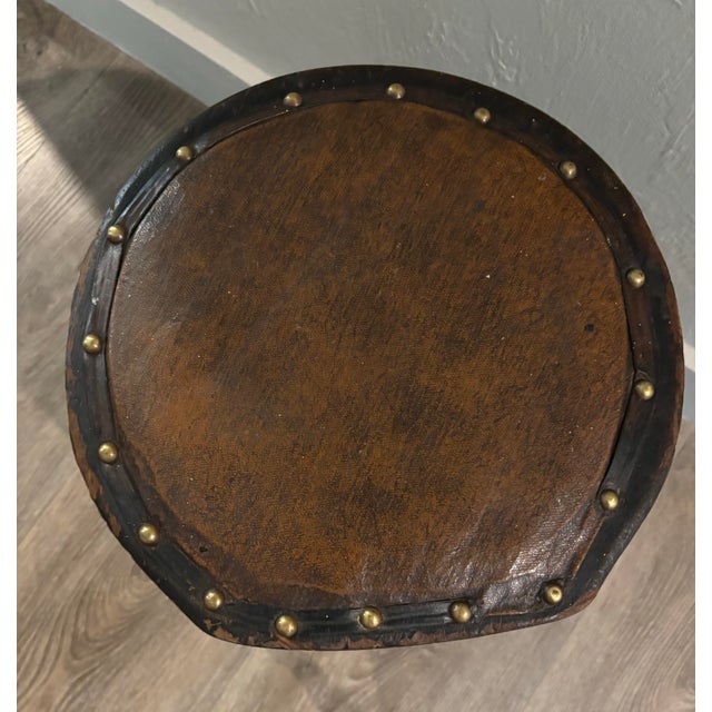 Antique English Stool For Sale - Image 4 of 7