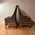 2000 - 2009 Vintage Chocolate Brown Wicker Chairs, Set of 2 For Sale - Image 5 of 9