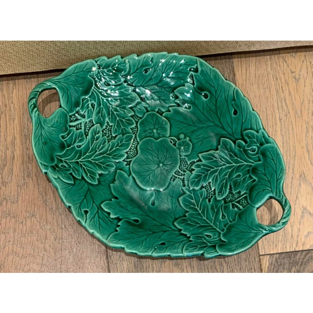 1980s Italian Majolica Serving Platter For Sale In Los Angeles - Image 6 of 8