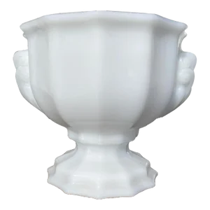E. O. Brody Co Milk Glass Footed Bowl