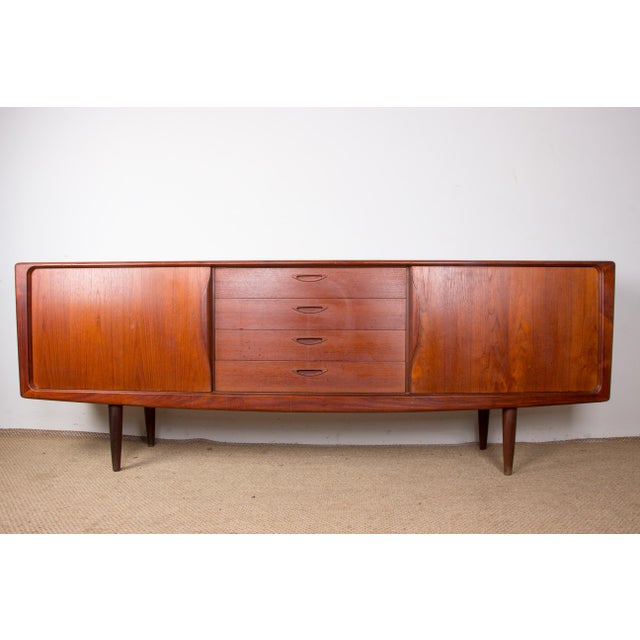 Brown Danish Teak Sideboard by Henry Walter Klein for Bramin, 1960s For Sale - Image 8 of 16