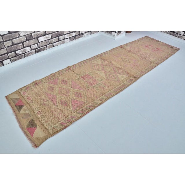Handmade wool carpet in Turkish Anatolia , Vintage Oushak Rug,Turkish Vintage Anatolian Rug, Handmade wool Rug . One Of...