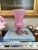 A softly romantic statement piece in the dreamiest shade of blush pink. This vintage opaline glass urn features a classic...