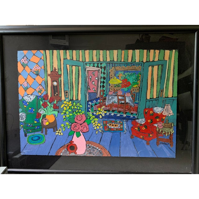 Living Room Series 1 - Limited Edition Serigraph on paper. Exuberant and vivid - the art of Laurie Zeszut captures first...