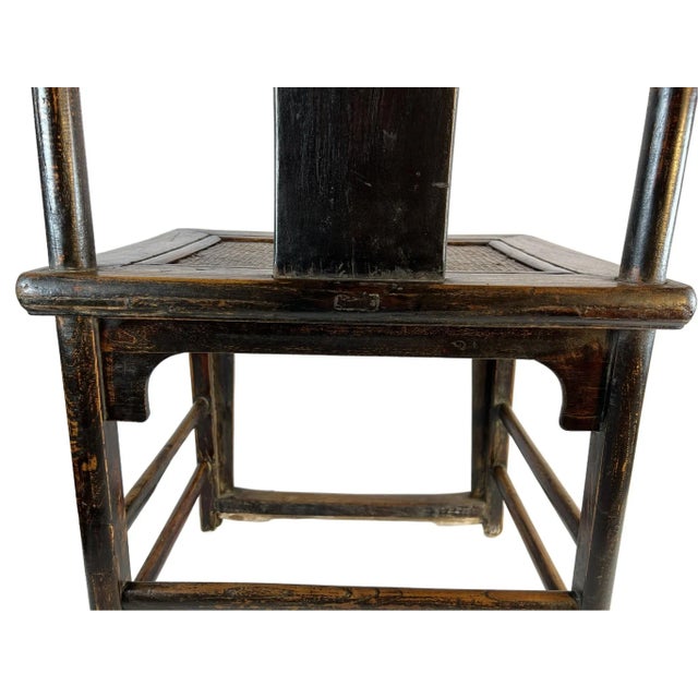 Chinese Antique Ming Dynasty Style High Back Chair For Sale - Image 10 of 13