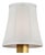 Visual Comfort Signature 4" Silk Bell Empire Shade For Sale