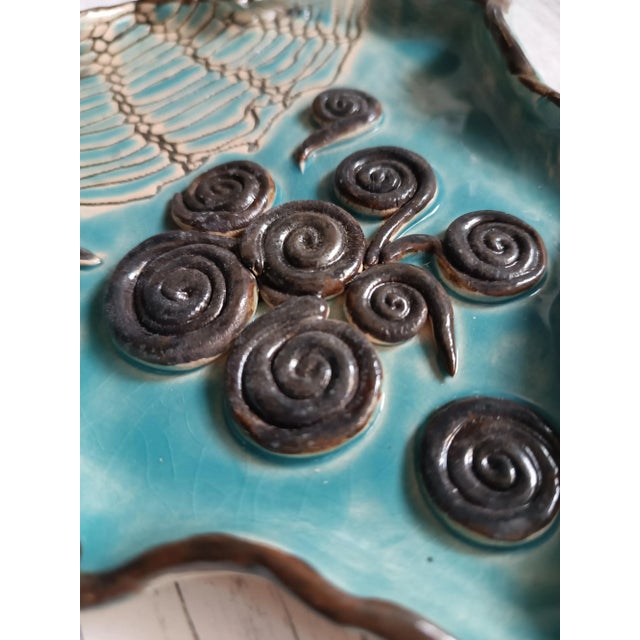 Blue Baroque Plate by Daniela Proietti For Sale - Image 8 of 13