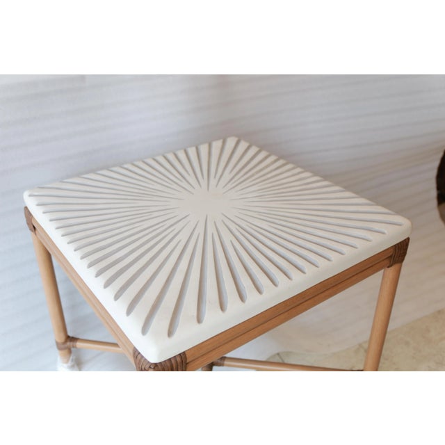 2020s Tommy Bahama Outdoor Key Largo Square End Table For Sale - Image 5 of 6