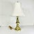 1970s Vintage Traditional English Style Brass Finish Table Lamp. For Sale - Image 9 of 11